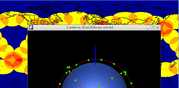 Hilfslinie in Darstellung der Abdeckung