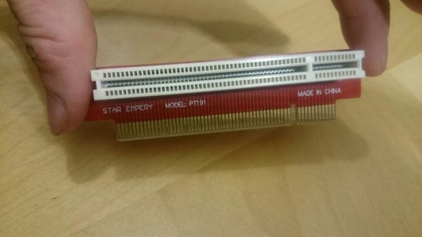 1x PCI RISER CARD 1U 32bit Rightward Card Adapter Rackmount Computers