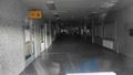 Bahnhofsgebäude Innenansicht vom Seiteneingang