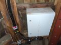 Schrank mit Switchen und Corerouter