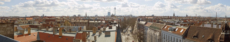 Panoramaaufnahme von der Eliaskirche