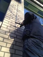 Nanostation aus der Refugee-Spende kommt an die Halle.