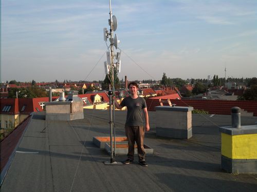 Mast mit Bastian, Blick nach Süden