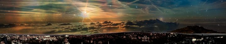 Panoramaaufnahme von Weimar