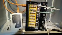 Patchpanel und Kontakttest