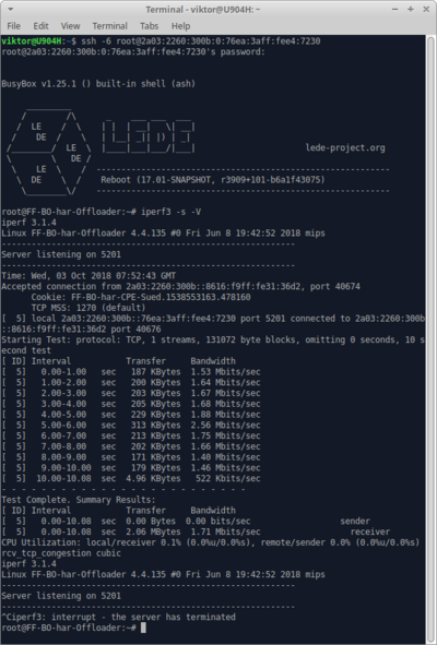 SSH auf Server-Seite